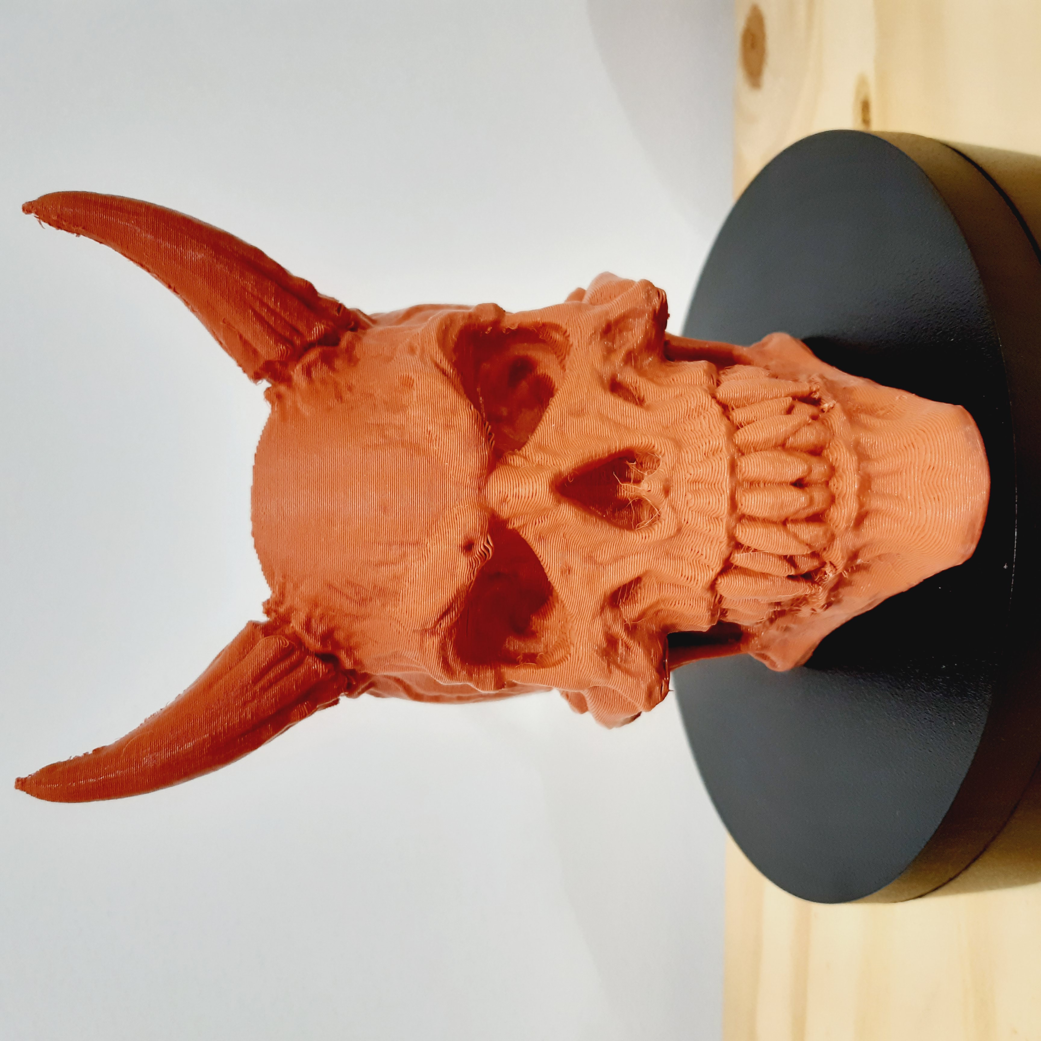 mat diable crâne camarade 3D print model - Mito3D