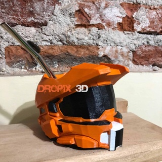 fosco moto Cruz capacete 3d print model - Mito3D