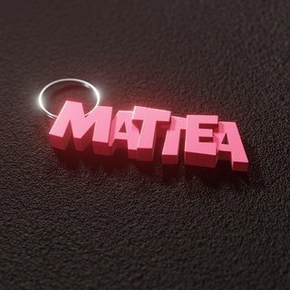 mattea portachiavi gadget 3d print model - Mito3D