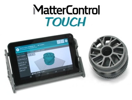 mattercontrol touch stand matterhackers 3d printer accessories 3d print model - Mito3D