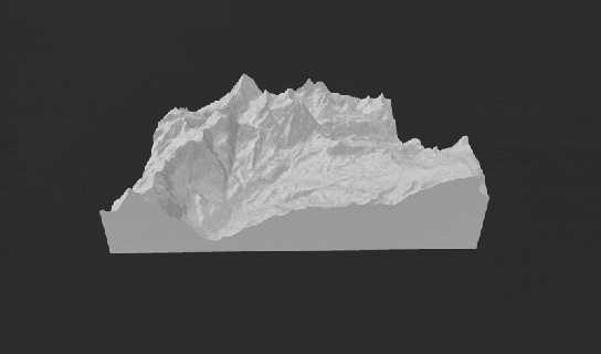 Matterhorn 3d mapa 3d print model - Mito3D