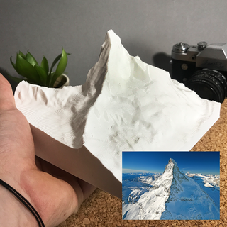 Matterhorn 3d print model - Mito3D