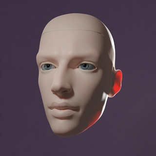 mateo cabeza juguete figura articulado bjd muñeca anatomía Arte 3d print model - Mito3D