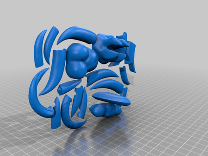 Maui Halskette Zähne magnetisch Fang Disneys Moana Schmuck 3d print model - Mito3D