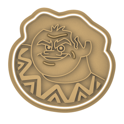 maui moana disney biscotto taglierina 8cm casa cortante cookie cutter torta galletas negozio pasteller reposter adorno cucina cocina francobollo estampa pixar film 3d print model - Mito3D