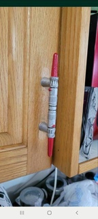 maul lightsaber cabinet handle 3 inch cabinet cabinet pull cabinet handle darth maul kitchen lightsaber maul star wars kitchen dining  3d print model - Mito3D