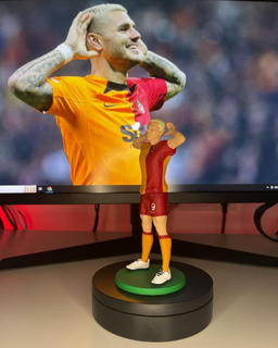 Mauro icardi arte galatasaray calcio 3d print model - Mito3D