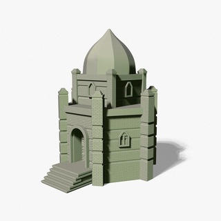 mausoléu muçulmano turco povos 3d print model - Mito3D