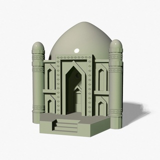 mausoleum muslim turkic peoples  3d print model - Mito3D