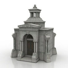 Mausoleum Grab Konstruktion 3d print model - Mito3D