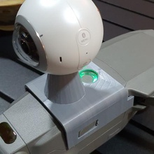 mavic-2 pro-zoom-Kamera-mount-adapter für gopro 360-Kameras gadget - adapter mount go pro 360 Kamera mount-Kamera dji Drohne mavic-zoom 3d print model - Mito3D
