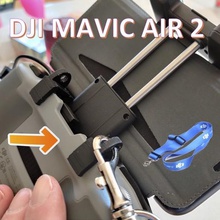 mavic air 2 drone neck strap holder dji remote control tool fixation support lanyard rc 3d print model - Mito3D