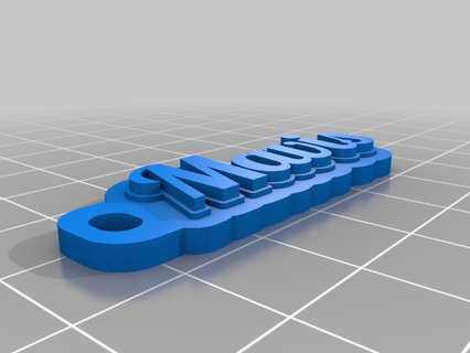 mavis' keychain customized organization 3d print model - Mito3D