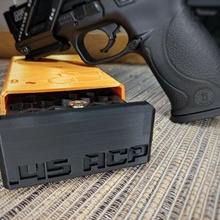 max's 50 45 acp caliber ammo box tool bullet bullets auto ammunition storage 3d print model - Mito3D