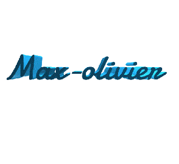 max olivier oğlan erkek adam ilk isim dekorasyon Sanat ev gün bricoloup 3d 3d print model - Mito3D