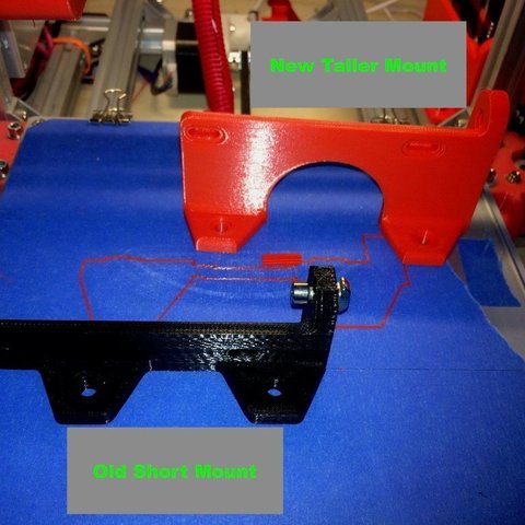 max micron i3 2020 hohe Wand montieren tool 3d-Drucker Teile mks14 mks-board Drucker 3D print model - Mito3D