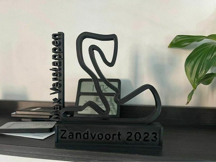 max verstappen Zandvoort 2023 f1 formula 1 olandese Nederland Olanda gran Premio vincitore podio redbull pista gara traccia 3d print model - Mito3D