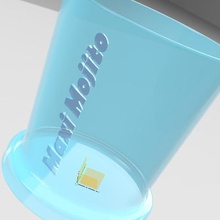 maxi mojito various glass 3d print model - Mito3D