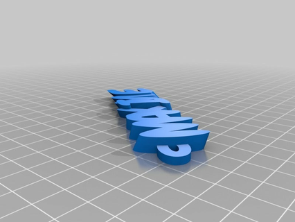 maxime angepasst Schlüsselanhänger 3d print model - Mito3D