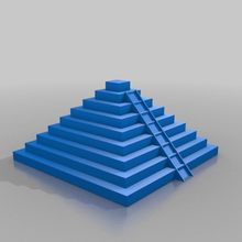 maya aztèque pyramide de la ziggourat art sculptures 3d print model - Mito3D