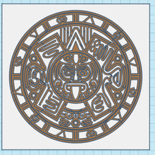 calendario maya tabella 3d vari 3d print model - Mito3D