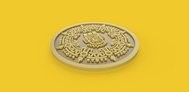 maya portavasos hogar casa deco vaso calendario decoración 3d print model - Mito3D