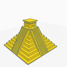 maya piramide 3d print model - Mito3D