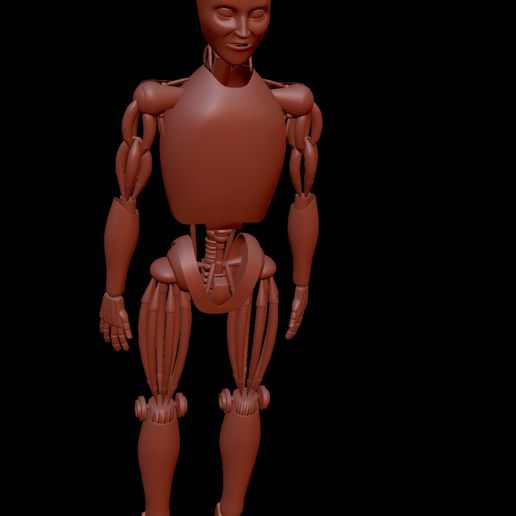 maya robot 3D print model - Mito3D