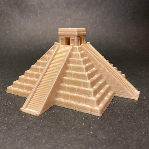 mayan temple box maya tempio art templi treasure piggy bank temples antiquity 3D print model - Mito3D