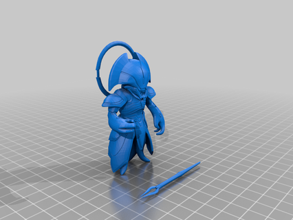 maykr ange mini figure collectionner condamner éternel modèle jouet 3d print model - Mito3D