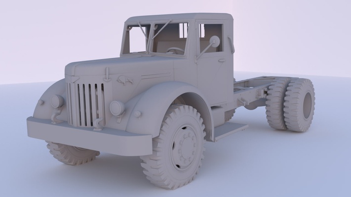 maz 200 telaio 1 72 camion 3d print model - Mito3D