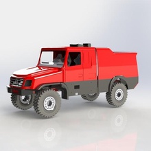 maz 6440rr dakar 2020 ma3 art rc camion auto hobby la cabina cab 1 14 5 stampabile personalizzato 3d print model - Mito3D
