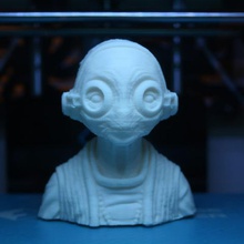 maz busto altamente detalhadas mudbox esculpir a arte alien mulher katana sci-fi gratuito espaço star wars 3d print model - Mito3D
