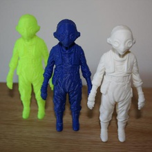 maz sehr detaillierte mudbox Formen Kunst alien Frau katana sci-fi star wars Kraft erwacht 3d print model - Mito3D