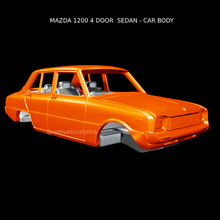 mazda 1200 4 puerta sedán coche vehiculo cuerpo jdm giratorio modelo equipo rc espacio 1300 familia 3d print model - Mito3D