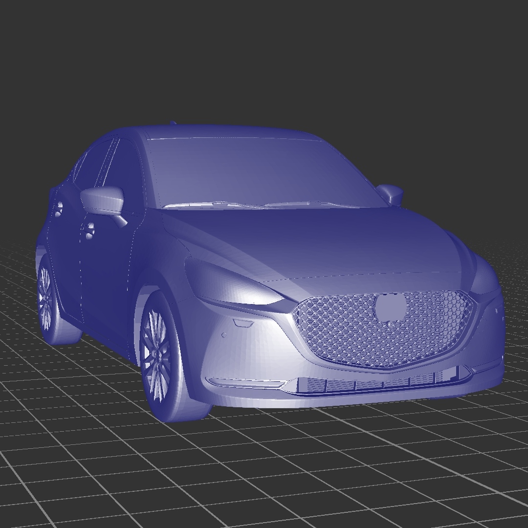 mazda 2 car 3D print model - Mito3D