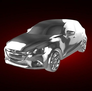 Mazda 2 2015 casa SUV automóvel carro veículo comício raça Esportes derby Super gt 3d print model - Mito3D