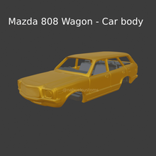Mazda 808 vagon araba vücut Japonya jdm oyuncak klasik retro tasarım model şekil nostaljik pop döküm Sıcak tekerlekler 1 43 32 64 kibrit kutusu 3d print model - Mito3D