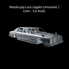 mazda 929 luce Unido limusina coche vehiculo cuerpo giratorio modelo equipo rc espacio jdm fundido presión limo 3d print model - Mito3D