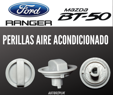 mazda bt-50 ranger set ac heater knobs bt 50 ford air conditioner knob perilla 3d print model - Mito3D