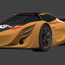 mazda car racing 3d model 3d print model - Mito3D