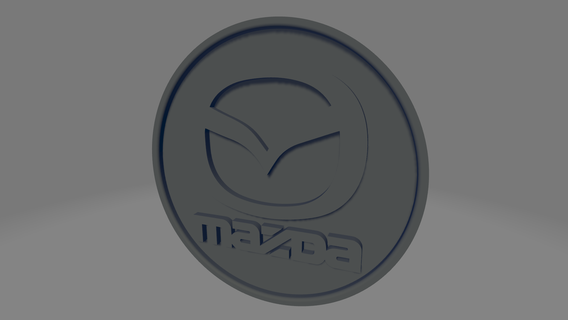 Mazda bardak altlığı harfler 3d print model - Mito3D