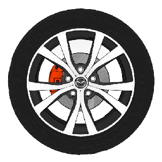 mazda cx-30 wheels mazda cx-30 wheels mazda wheels wheel car wheel detail wheel high poly car wheels rim tire race wheel tire tread car accessories  3d print model - Mito3D