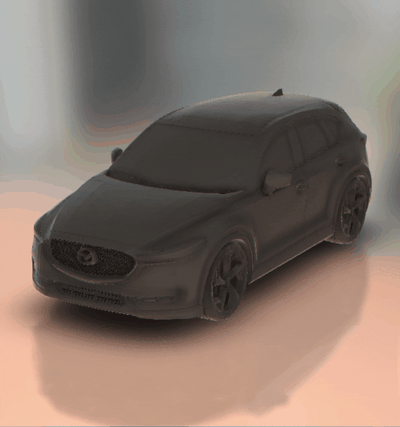 mazda cx5 2018 ev turbo gt yarış araç suv ralli spor dalları araba çift turbolu otomobil 3d print model - Mito3D