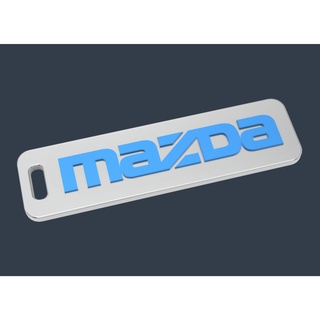 Mazda Schlüsselring 3d print model - Mito3D