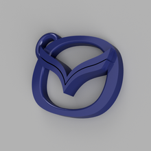 mazda logo keychain 3d print model - Mito3D