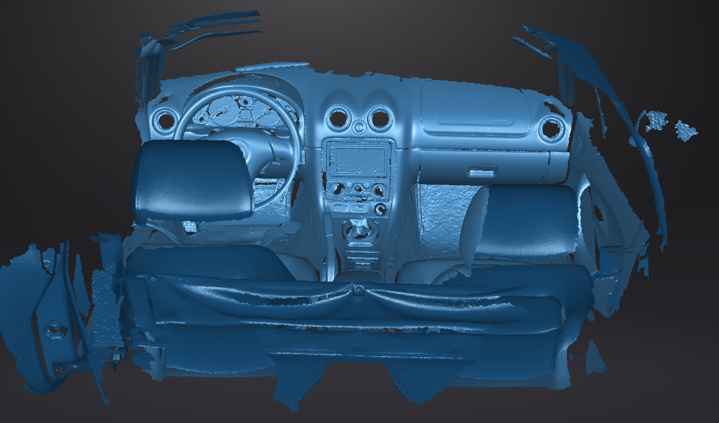 mazda miata mx-5 nb mk2 - cockpit interior 3d scan mx5 nbfl mk25 seats console 3D print model - Mito3D