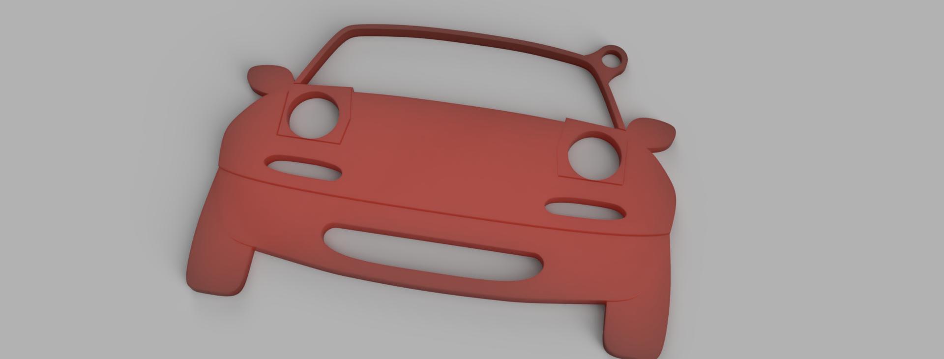 mazda Miata colgante pendiente Moda Insignia talismán joyería joya coche vehiculo 3D print model - Mito3D