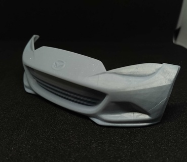 mazda mx5 frente parachoque faros juego coche vehiculo fundido presión colección 3d print model - Mito3D