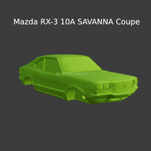 Mazda rx 3 10a savana cupê sólido corpo Japão jdm carro brinquedo clássico retro Projeto modelo figura vintage pop diecast quente rodas 1 43 32 3d print model - Mito3D
